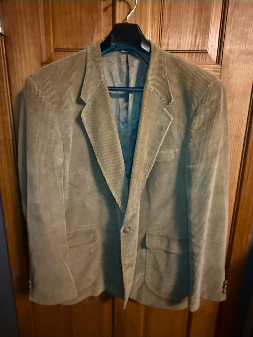 David Taylor 100% cotton corduroy sport coat blazer 50L